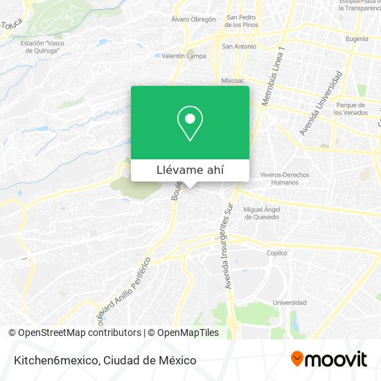 Mapa de Kitchen6mexico
