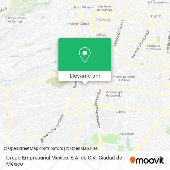 Mapa de Grupo Empresarial México, S.A. de C.V.