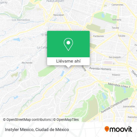 Mapa de Instyler Mexico