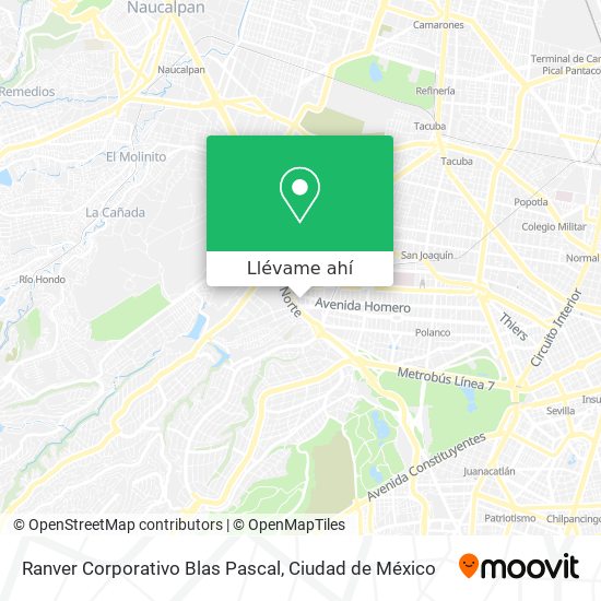 Mapa de Ranver Corporativo Blas Pascal