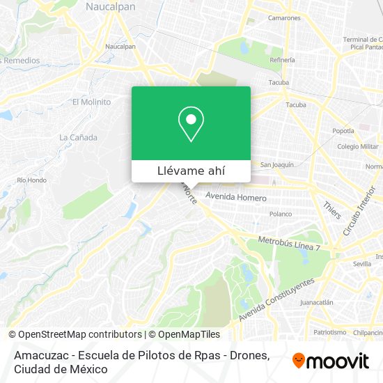 Mapa de Amacuzac - Escuela de Pilotos de Rpas - Drones