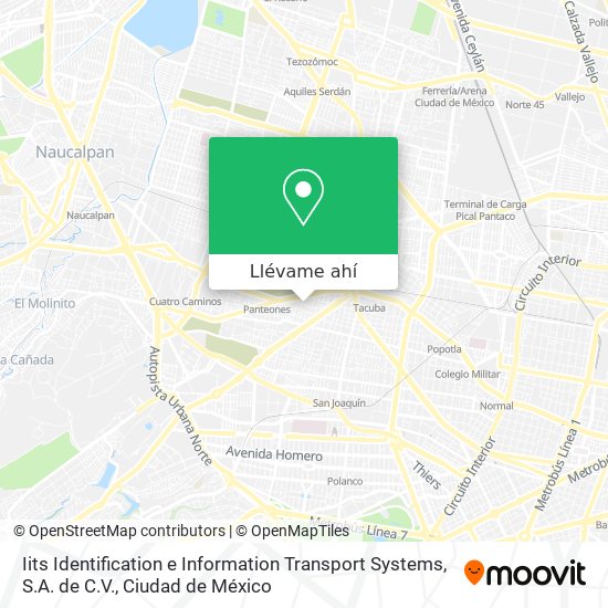 Mapa de Iits Identification e Information Transport Systems, S.A. de C.V.