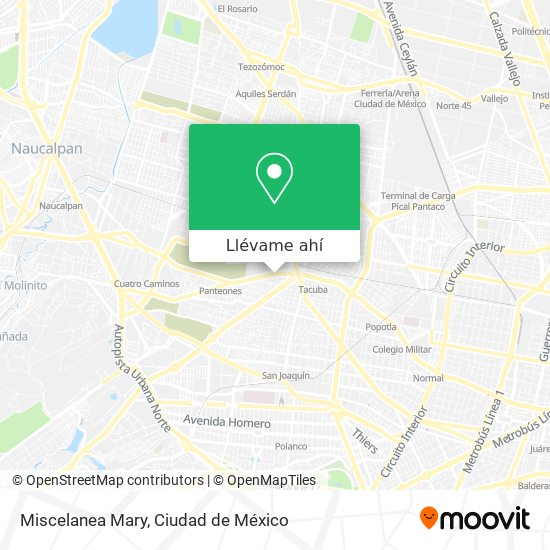 Mapa de Miscelanea Mary