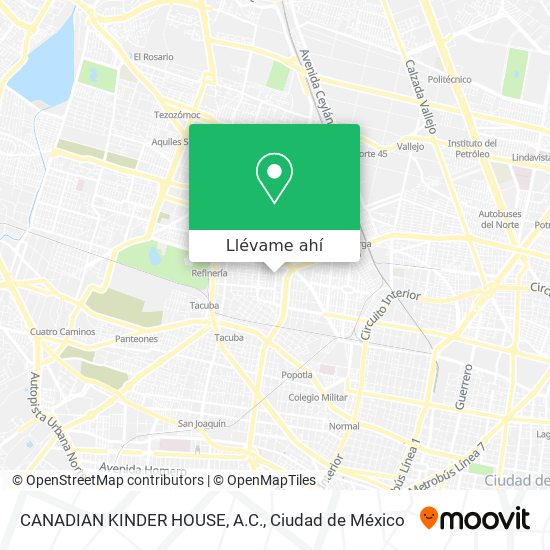 Mapa de CANADIAN KINDER HOUSE, A.C.