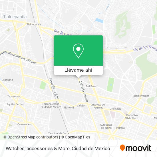 Mapa de Watches, accessories & More