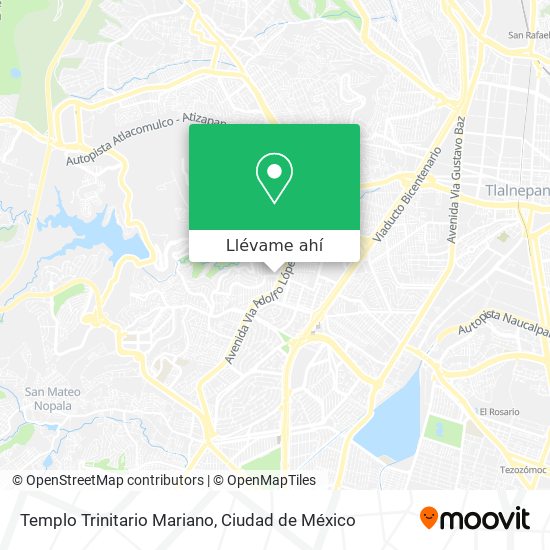 Mapa de Templo Trinitario Mariano