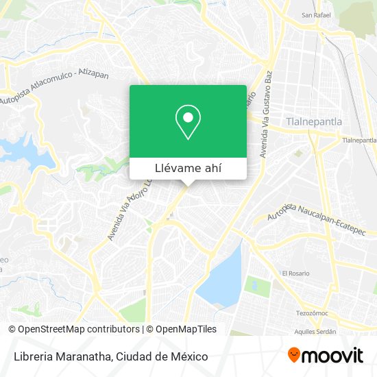 Mapa de Libreria Maranatha