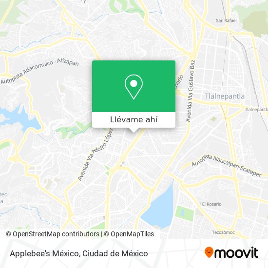 Mapa de Applebee's México