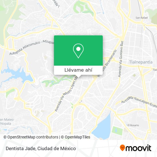 Mapa de Dentista Jade