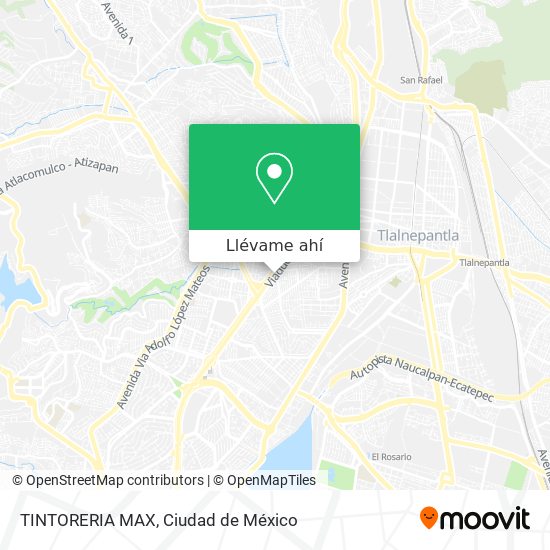 Mapa de TINTORERIA MAX