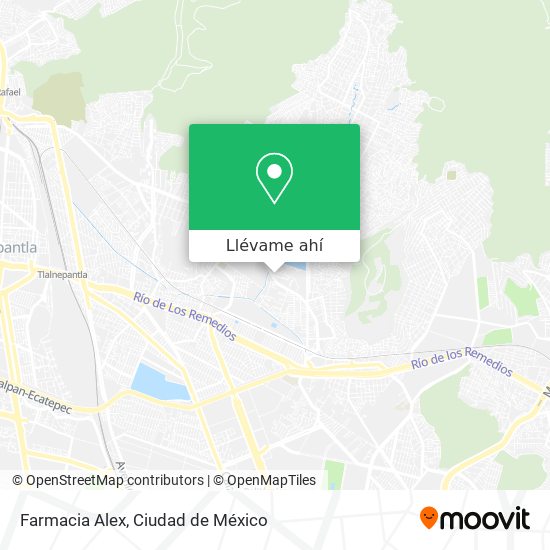 Mapa de Farmacia Alex