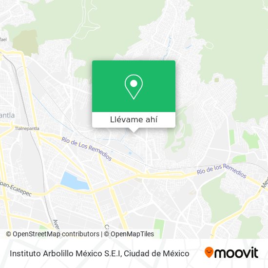 Mapa de Instituto Arbolillo México S.E.I