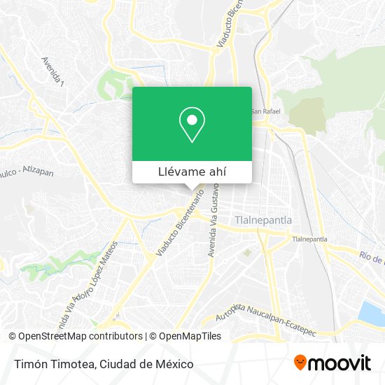 Mapa de Timón Timotea