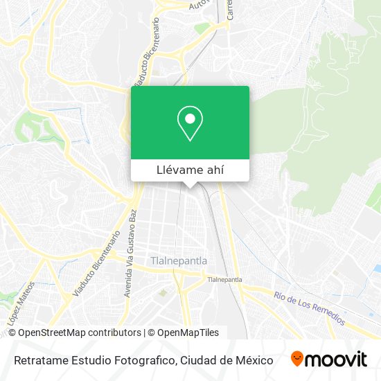Mapa de Retratame Estudio Fotografico