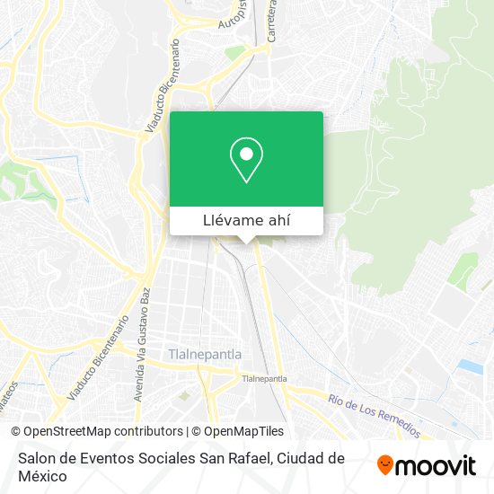 Mapa de Salon de Eventos Sociales San Rafael