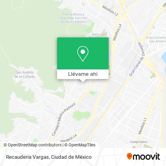 Mapa de Recauderia Vargas