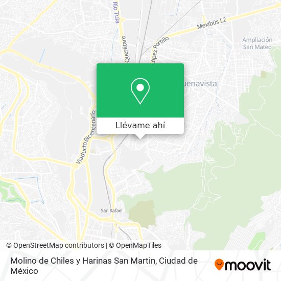 Mapa de Molino de Chiles y Harinas San Martin