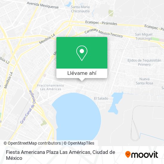 ¿Cómo llegar a Fiesta Americana Plaza Las Américas en Ecatepec De Morelos en Autobús o Tren?