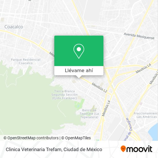 Mapa de Clinica Veterinaria Trefam