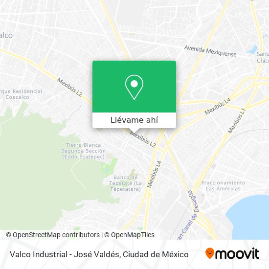 Mapa de Valco Industrial - José Valdés