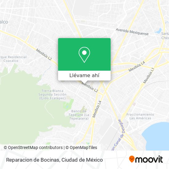 Mapa de Reparacion de Bocinas