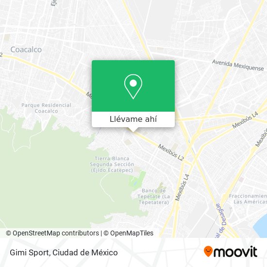 Mapa de Gimi Sport