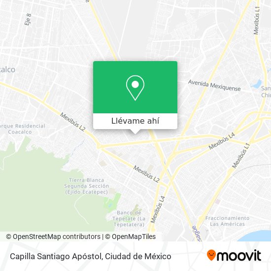 Mapa de Capilla Santiago Apóstol