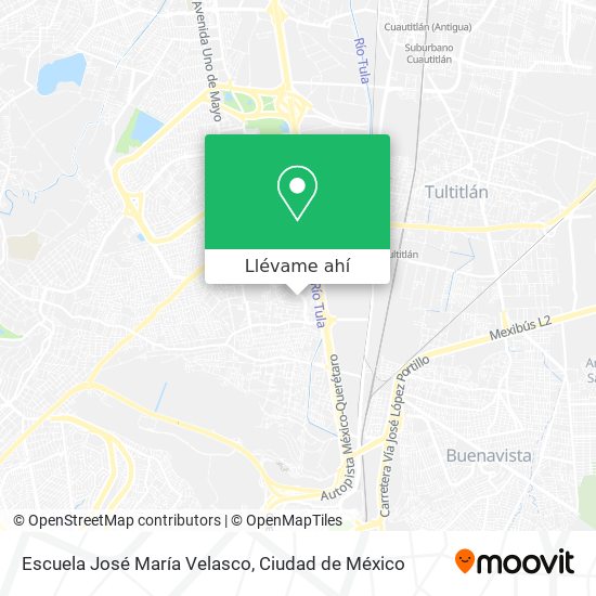 Mapa de Escuela José María Velasco