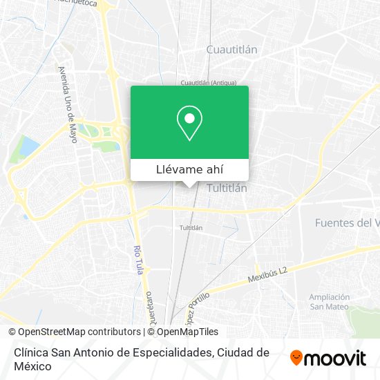 Mapa de Clínica San Antonio de Especialidades