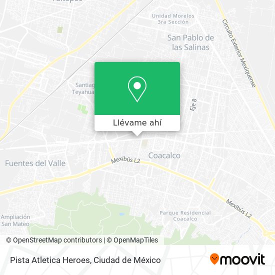 Mapa de Pista Atletica Heroes