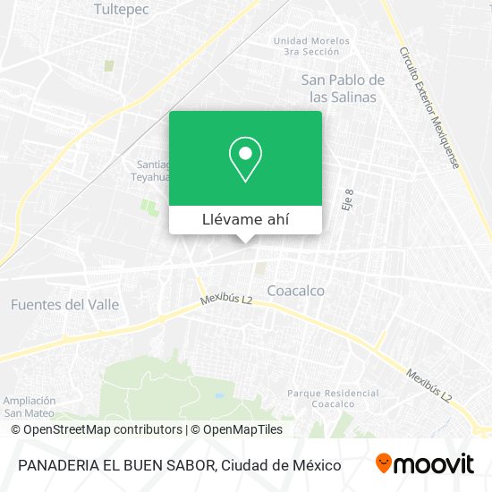 Mapa de PANADERIA EL BUEN SABOR