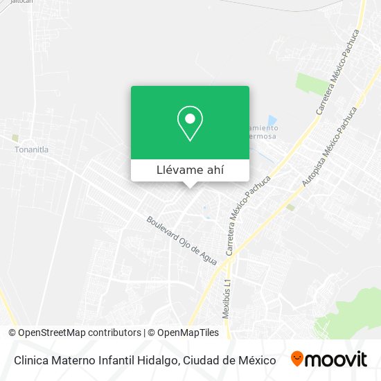 Mapa de Clinica Materno Infantil Hidalgo