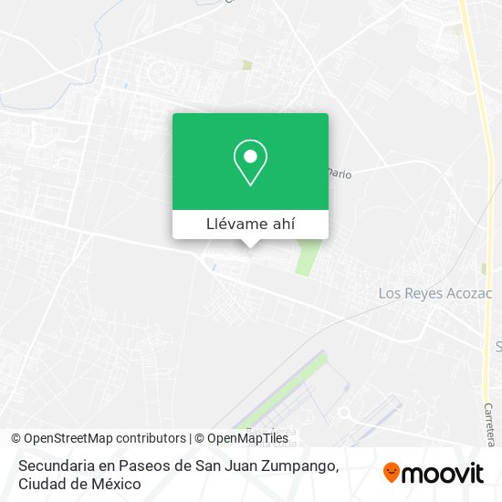 ¿Cómo llegar a Secundaria en Paseos de San Juan Zumpango en Autobús? ¿Cómo llegar a Secundaria en Paseos de San Juan Zumpango en Autobús?