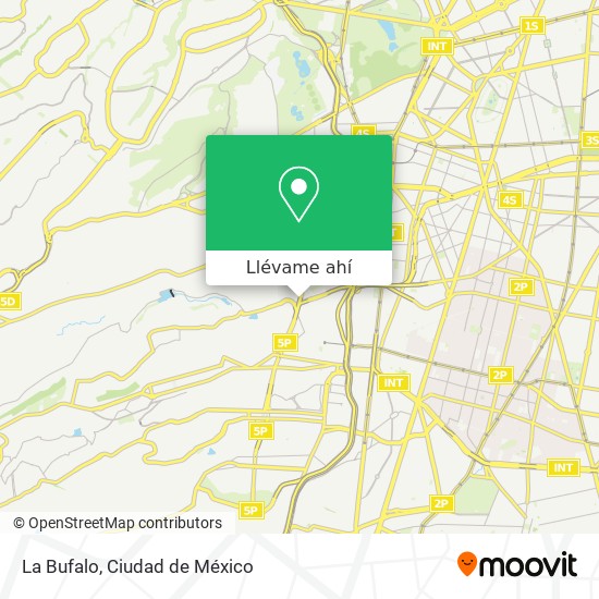Mapa de La Bufalo