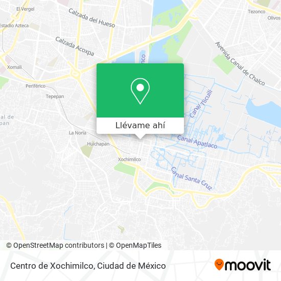 Mapa de Centro de Xochimilco