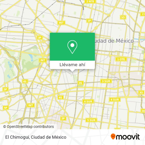 Mapa de El Chimogui
