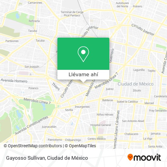 Mapa de Gayosso Sullivan