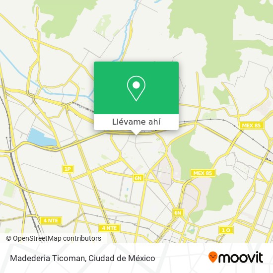 Mapa de Madederia Ticoman