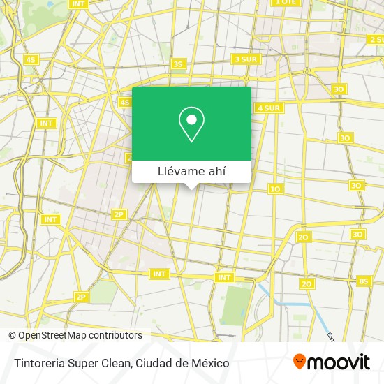 Mapa de Tintoreria Super Clean