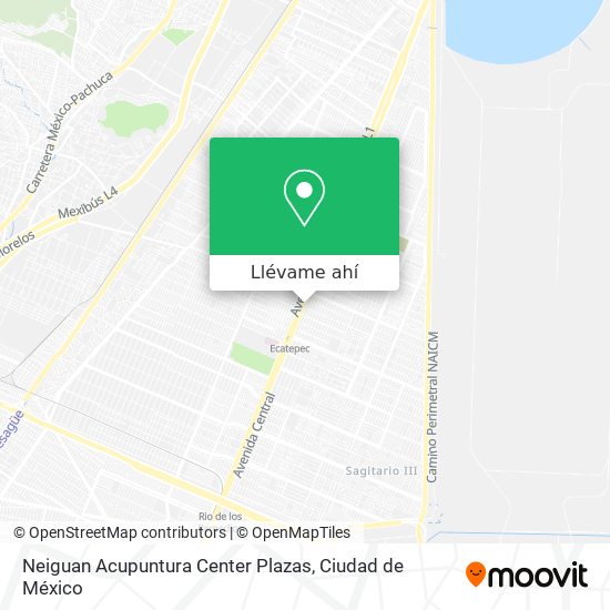 Mapa de Neiguan Acupuntura Center Plazas