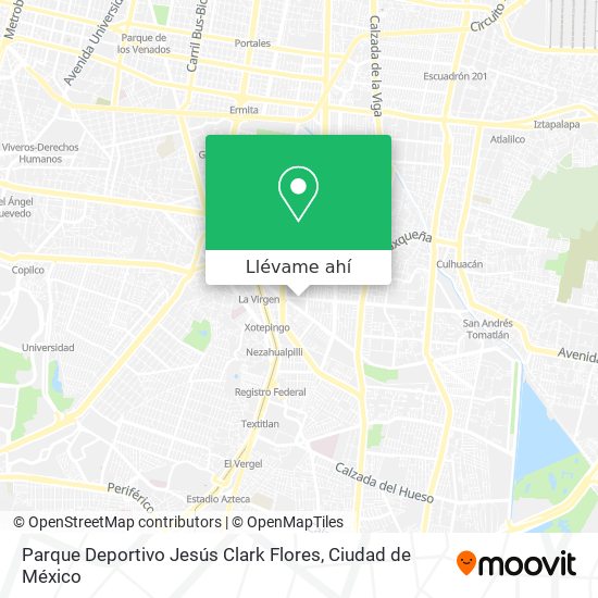 Mapa de Parque Deportivo Jesús Clark Flores