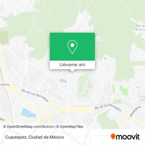 Mapa de Cuautepec