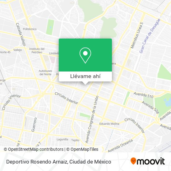 Mapa de Deportivo Rosendo Arnaiz