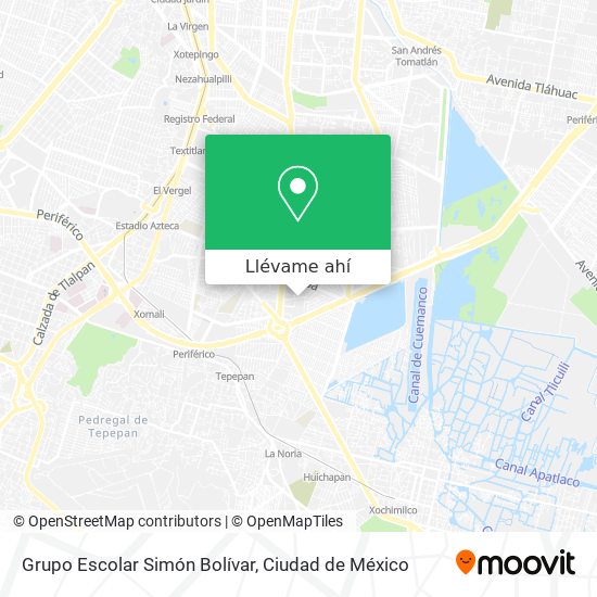 Mapa de Grupo Escolar Simón Bolívar