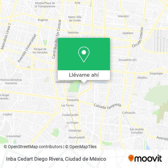 Mapa de Inba Cedart Diego Rivera