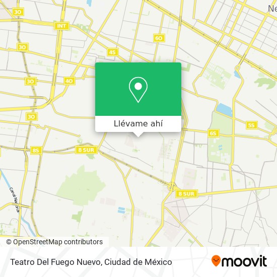 Mapa de Teatro Del Fuego Nuevo
