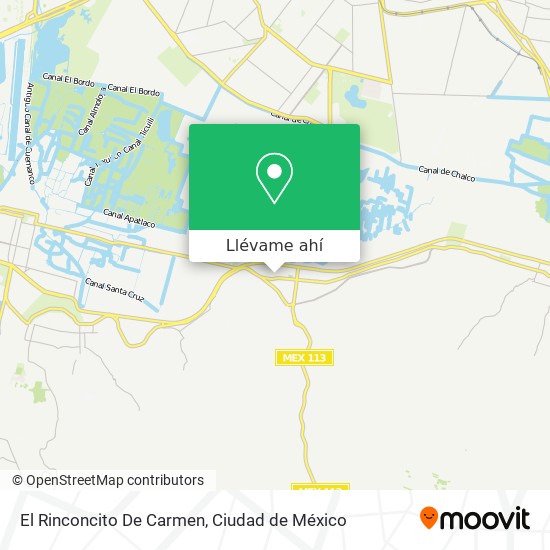 Mapa de El Rinconcito De Carmen