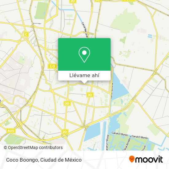 Mapa de Coco Boongo