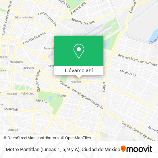 Cómo llegar a Metro Pantitlán (Líneas 1, 5, 9 y A) en Venustiano Carranza  en Autobús o Metro?