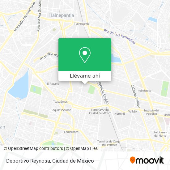 Mapa de Deportivo Reynosa
